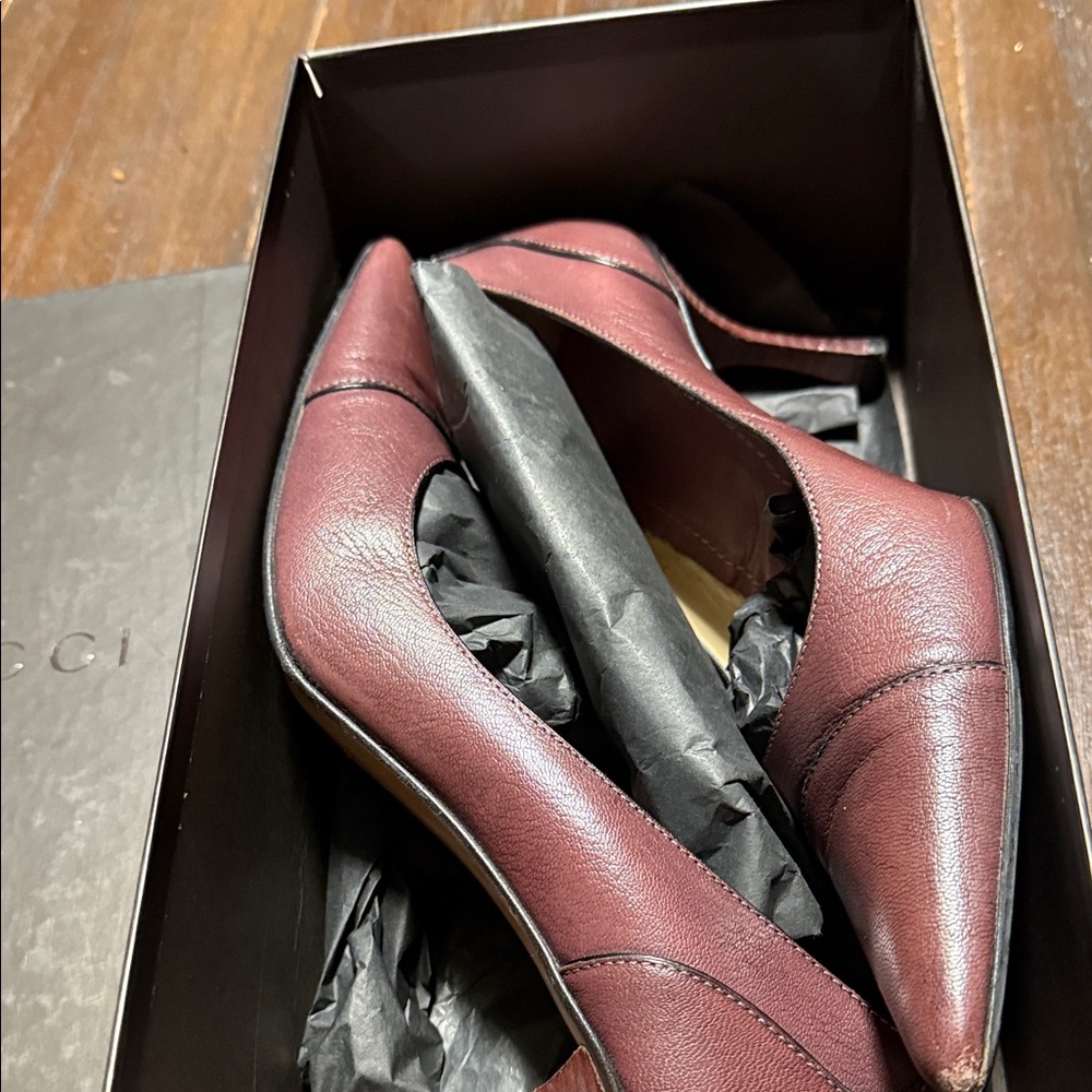 Gucci Women's Brown Leather Heels
